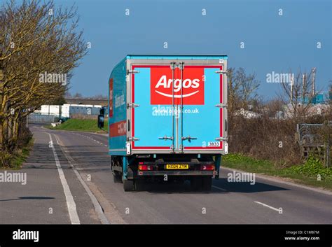 Argos Delivery Vehicle Stock Photo - Alamy