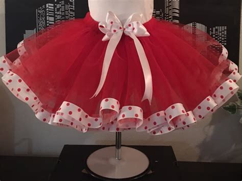 Red Teen and Adult Tutu Skirt Plus Size Adult Teen Custom