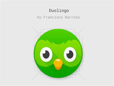 Duolingo Product Icon (Concept) by Francisco Barroso on Dribbble