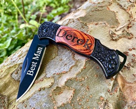 Personalized knife Engraved Knife Monogrammed knife | Etsy | Engraved knife, Groomsman gifts ...