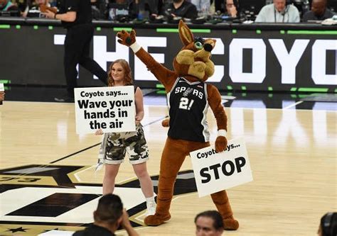 Who is San Antonio Spurs' mascot, The Coyote?