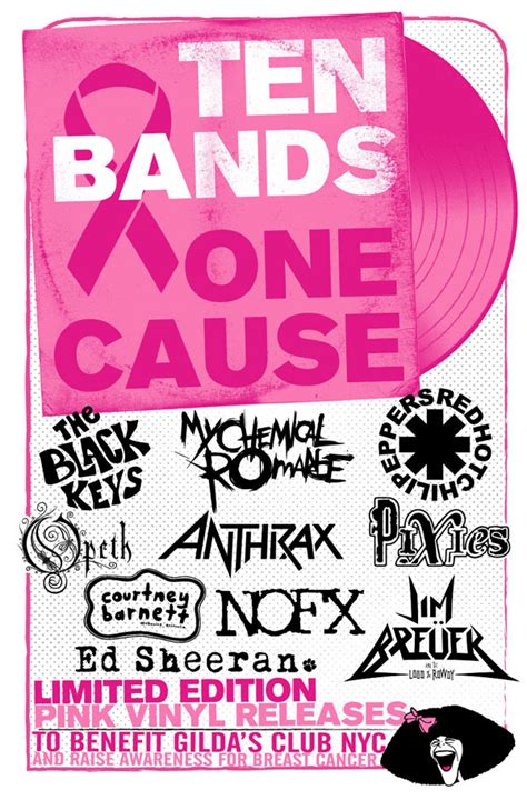 Ten Bands One Cause Poster 2016 – Long Live Design Labs