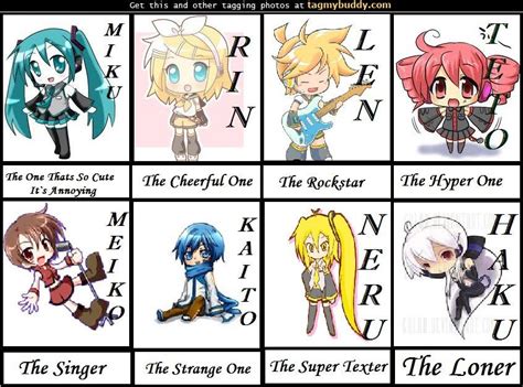 Vocaloids | Vocaloid characters, Anime english, Vocaloid