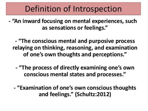 Introspection method presentation