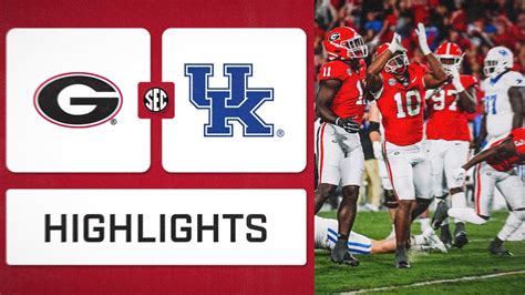 SEC Football: Kentucky at Georgia | Highlights - Win Big Sports