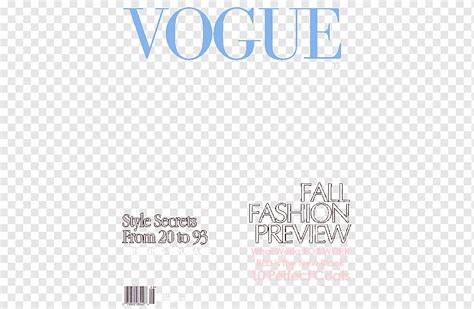 Vogue Magazine Cover Template