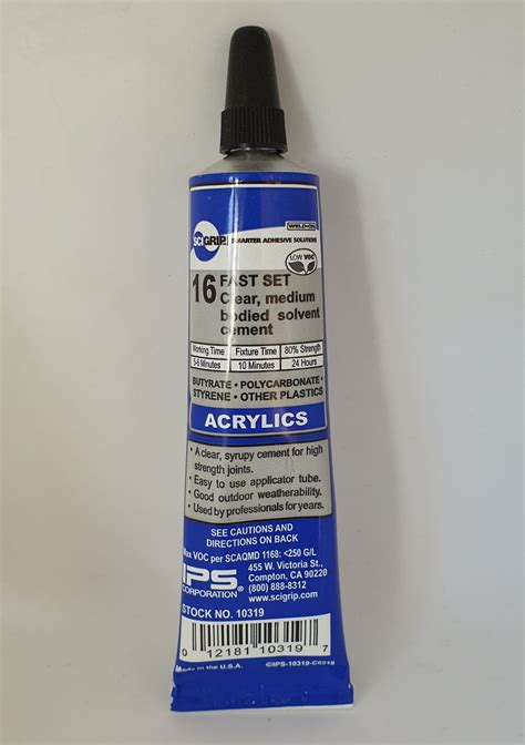 Weldon Acrylic Glue 44ml - Cambrian Plastics