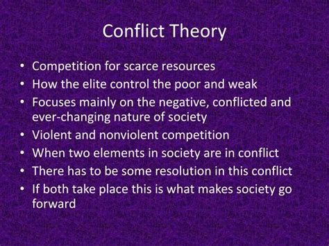 Conflict Theory