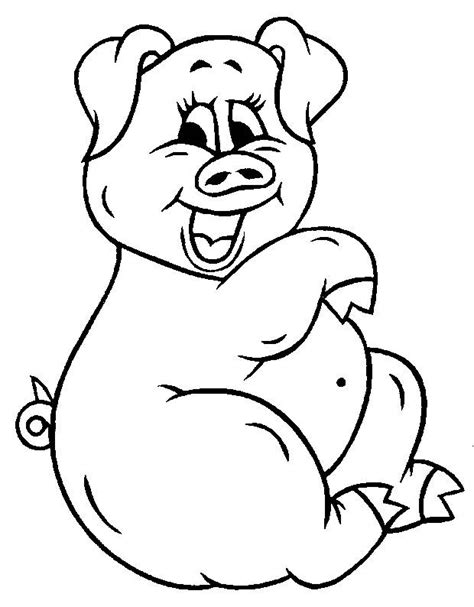 Free Printable Pig Coloring Pages For Kids