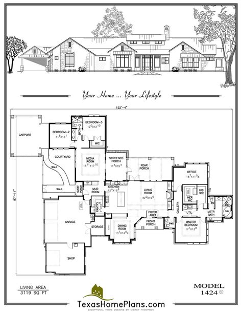 House Plans Texas Style