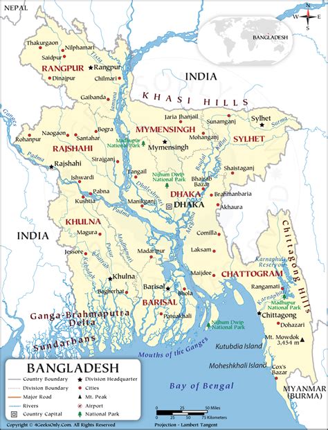 Bangladesh Map