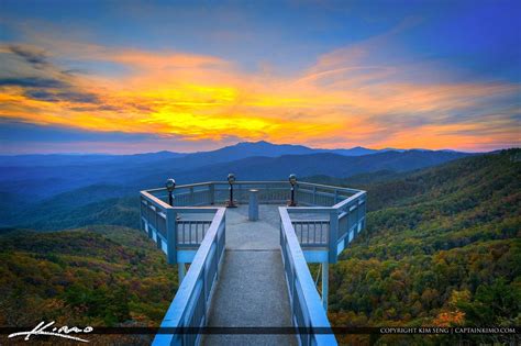 the blowing rock blue ridge mountain sunset north by CaptainKimo | North carolina mountains ...