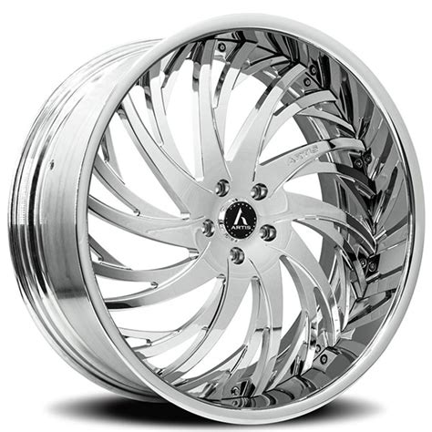 22" Artis Forged Wheels Decatur Chrome Rims #ATF022-7