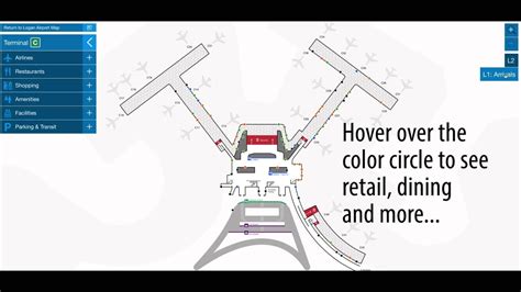 Logan Airport Terminal B Map