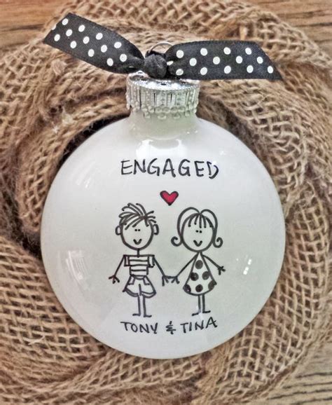 25 Beautiful Christmas Engagement Ornaments