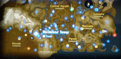 Wasteland Tower - BOTW Sheikah Tower Guide - The Legend of Zelda: Breath of the Wild Game Guides