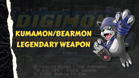 Digimon World 3 (120fps) Bearmon/Kumamon Legendary Weapon + Signature ...