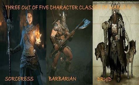 Diablo 4 characters - tewsartists