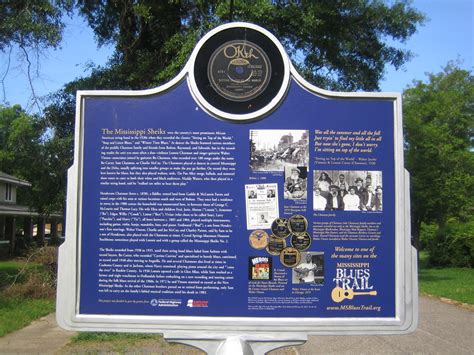 Mississippi Blues Trail - MISSISSIPPI HISTORICAL MARKERS