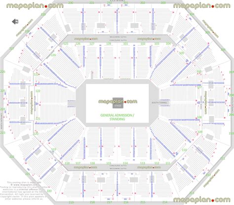 Oracle Arena - Concert stage in the round - 360 degree arrangement ...