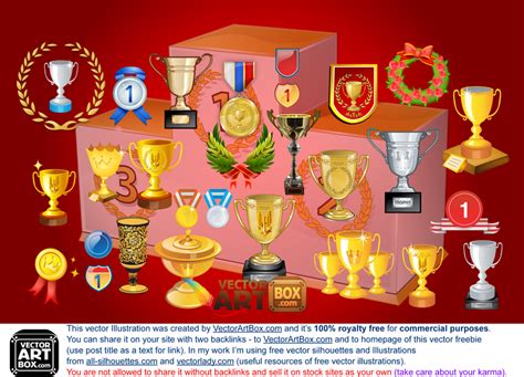 Trophies Awards - Vector download