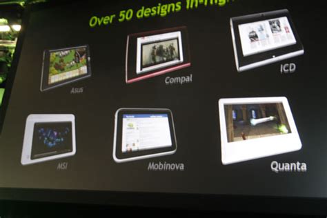 Nvidia Showcases Tablets, Tegra 2 Platform