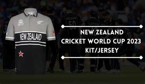 New Zealand Kit/Jersey ICC Cricket World Cup 2023 - ICC Cricket World Cup