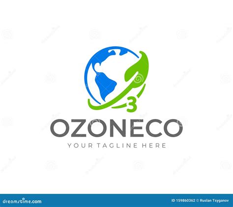 Ozone Logo Design. World Ozone Day Vector Design Stock Vector - Illustration of logotype, layer ...