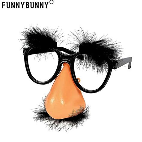 FUNNYBUNNY Classic Disguise | Great Party Favor| Disguise Glasses with Funny Nose, Eyebrows ...