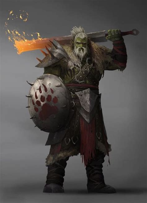 Orc and Half-Orc D&D Character Dump | Dnd characters, Dungeons and ...