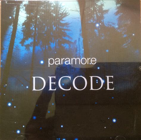 Paramore – Decode (2008, CDr) - Discogs