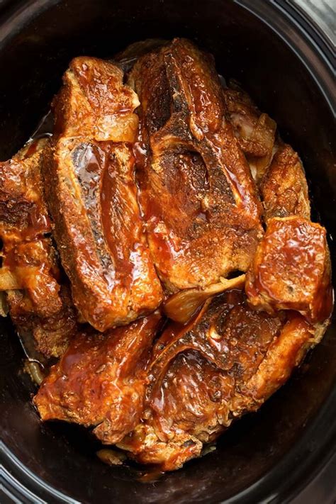 Slow Cooker Country Style Ribs | Pork rib recipes, Slow cooker ribs recipe, Slow cooker ribs