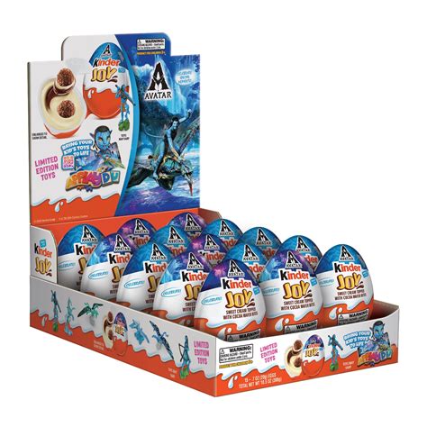 Kinder Joy Eggs, Cream and Chocolatey Wafers with Avatar Toy Inside, Individually Wrapped, 10.5 ...