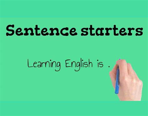 ESL Sentence Starters - ESL Kids Games