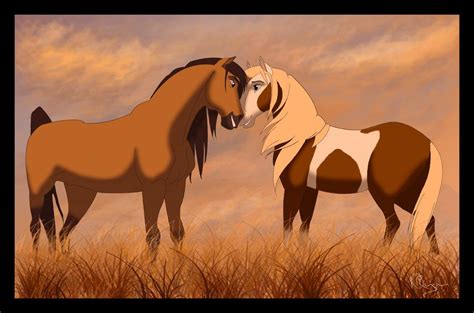 Spirit and Rain by Nollaig on deviantART | Spirit the horse, Spirit horse movie, Spirit and rain