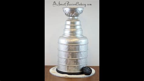 How To make a Stanley Cup cake: The behind the scenes of our process - YouTube