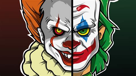 Pennywise and Joker Wallpaper - KoLPaPer - Awesome Free HD Wallpapers