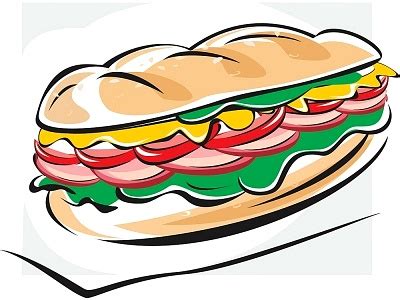 Sub Sandwich Clipart - Cliparts.co