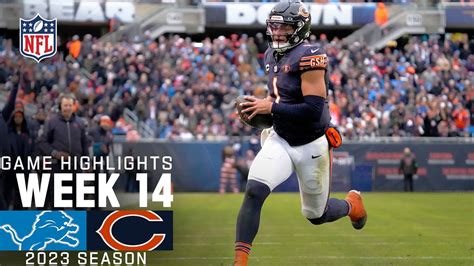 Detroit Lions vs. Chicago Bears Game Highlights | NFL 2023 Week 14 ...