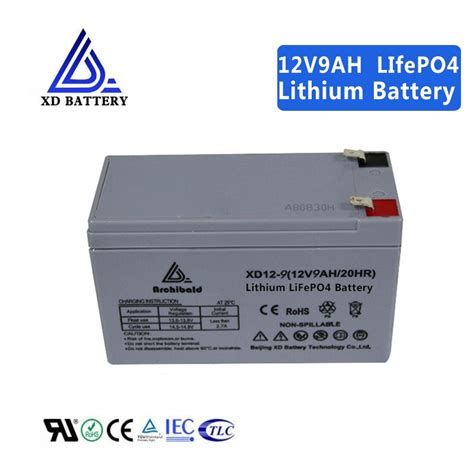 12V 9AH Lithium iron Phosphate LiFePO4 Battery Pack Long Life Deep Cycle