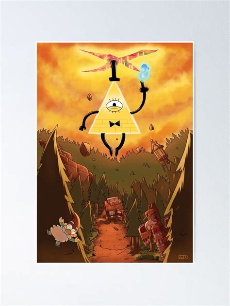 "Bill cipher & Weirdmageddon par Zack Hitori" Poster for Sale by ...