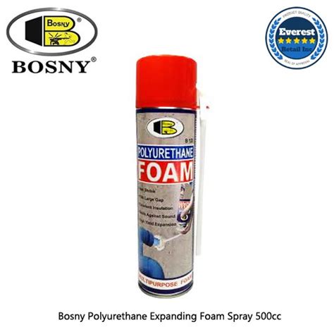 Bosny Polyurethane Expanding Foam Spray 500cc | Shopee Philippines