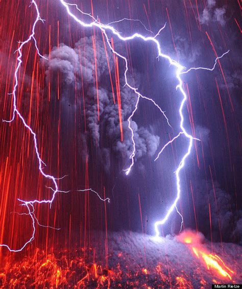 Lightning Photos: Volcanic Eruption Captured By Martin Rietze Shows Sakurajima Volcano Spewing ...