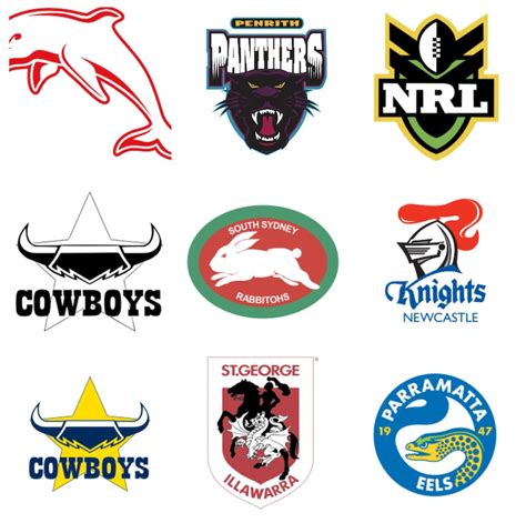 All NRL 2023 Teams Picture Instant Download SVG Digital - Etsy UK