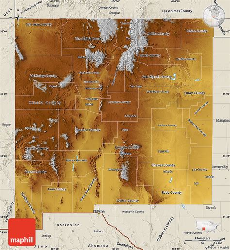 Detailed Map Of New Mexico - San Antonio Map