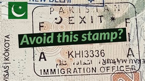 Should You Avoid a Pakistan Visa Stamp? - YouTube