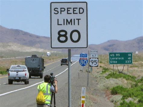 Nevada raises speed limit to 80 mph on desert highway - SFGate