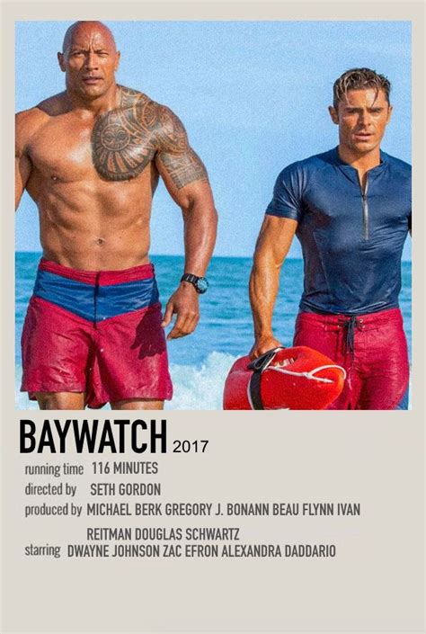 Baywatch movie poster | The rock movies, Dwayne johnson movies, Baywatch movie