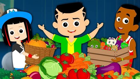 Vegetable Song | Kindergarten Video For Children | Nursery Rhyme For Toddlers by Kids Tv ...