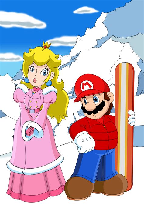 Mario and Peach - Mario and Peach Fan Art (38189744) - Fanpop